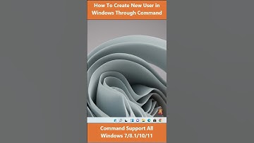 How to Create New User on All Windows Through Command