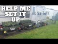 Help me set up the caravan container garden full time caravan life