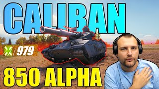 Caliban: 850 Alpha vs. Tricky Gun! | World of Tanks