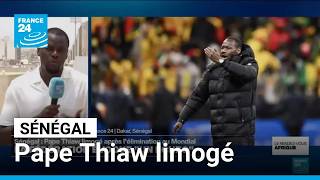 Sénégal : le sélectionneur Pape Thiaw après l'élimination au Mondial • FRANCE 24