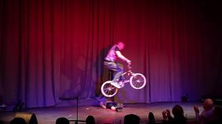 BMX SHOW Frank Wolf - Generalprobe im Palais Hopp 2016