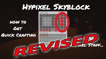 Revised Getting Quick Crafting Guide