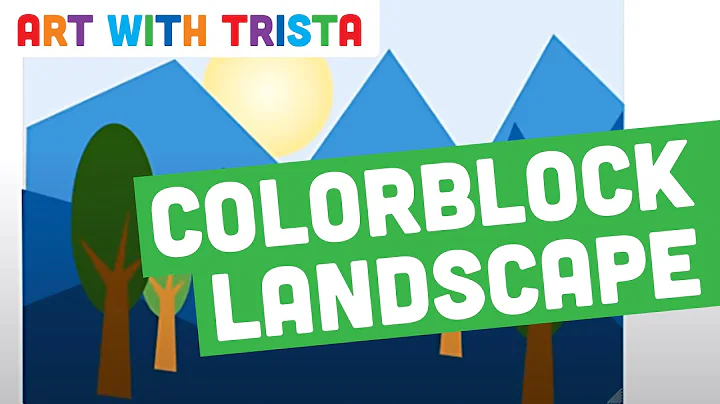 Google Drawings Colorblock Landscape Digital Art Tutorial - Art With Trista