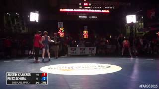 152 3Rd Place - Fritz Schierl (Wisconsin) Vs. Austin Kraisser (Maryland)