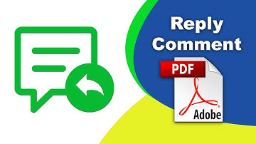 How to add Reply to a comment in pdf file (Edit PDF) using Adobe Acrobat Pro DC
