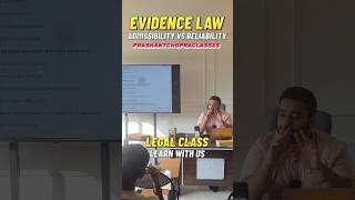 Admissibility and reliability of Evidence #BSA #evidence #criminallaw #clat #lawschool #bns #bnss