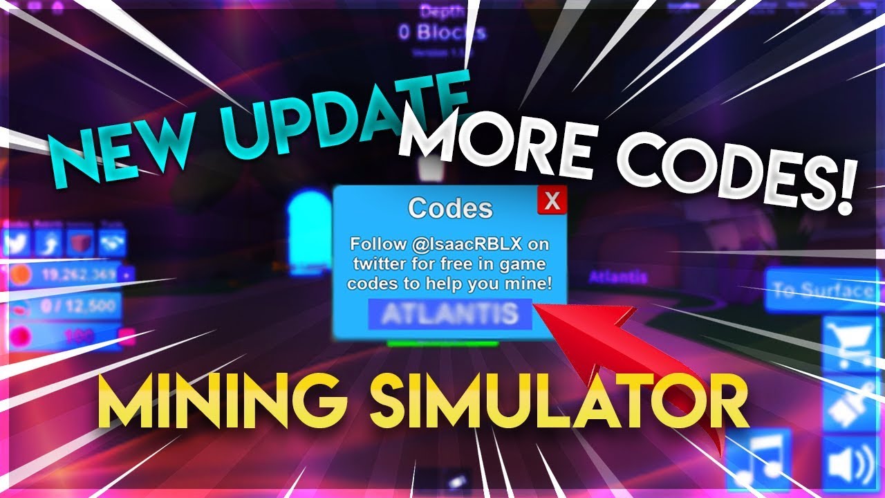 new-mining-simulator-atlantis-update-2-new-codes-roblox-generalrony-youtube