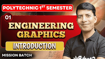 ENGINEERING GRAPHICS | Introduction L-01 | Mission Batch | BTEUP 2025