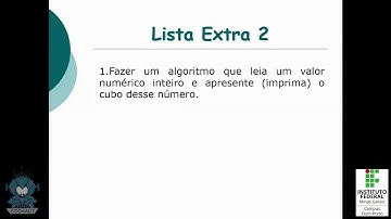 Exercício 1 de Algoritmos (2ª Lista Extra:  Comandos de Entrada/Saída)
