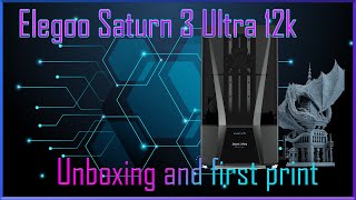 Insane 12k Resolution on the new Elegoo Saturn 3 Ultra // first
