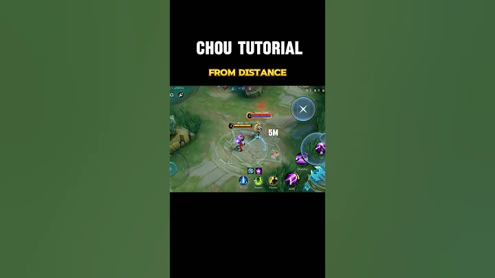 chou tutorial 🔥 double dash #mobilelegends #shorts