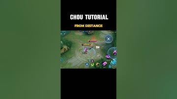 chou tutorial 🔥 double dash #mobilelegends #shorts