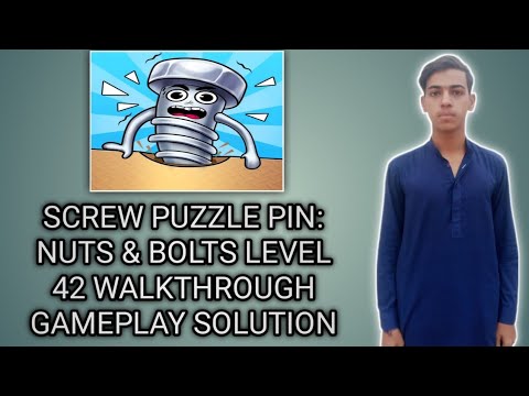 Screw Puzzle Pin: Nuts & Bolts Level 42 Walkthrough Gameplay Solution