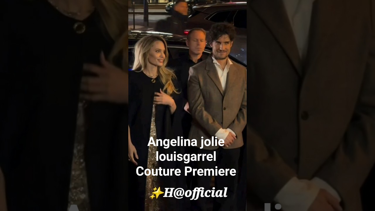 Angelina jolie,LouisGarrel, Alice Winocour Anyier Anei At Couture Premiere 💘