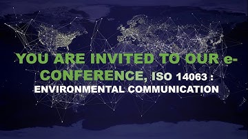 eConference on environmental communication promo video