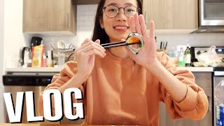 簡單週末 Weekend Vlog: 回歸小廚娘生活👩🏻‍🍳、韓式辣炒小章魚🐙🔥、鳳梨苦瓜雞湯🐔