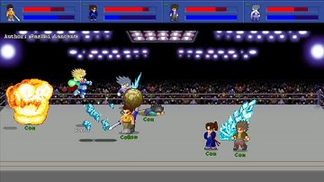 Little Fighter 2 (LF2) Louis vs 7 Com (without transformation)