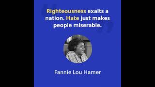 Fannie Lou Hamer: Civil Rights Activist #shorts #quotes #blackhistorymonth