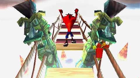 Crash Bandicoot (Sony Playstation/PSX) - Road To Nowhere (HD) - All Boxes