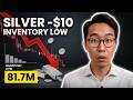 SILVER PRICES PLUMMET $10 AS INVENTORIES HIT ROCK BOTTOM