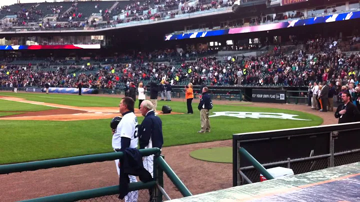Julie Stephens singing the National Anthem at the ...