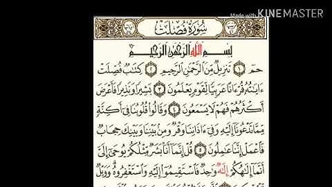 سورة فصلت - من آية ( ١ ) إلى آية ( ١١ ) - للقارئ : ماهر المعيقلي .