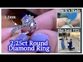 The MAKING of By Bonnie's Most Classic Ring | 2.25ct Round Cut Diamond Engagement Ring 2.2mm Band