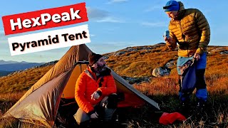 Wild Camping with the Hexpeak V4a Tent: Overnight Adventure.