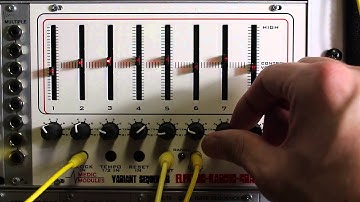 Eurorack Medic Module EKG step sequencer - showing step modes