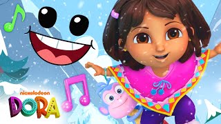 Dora Sings Feliz Navidad w/ Face! 🎁  Face’s Holiday Countdown Party Full Scene | Dora & Friends