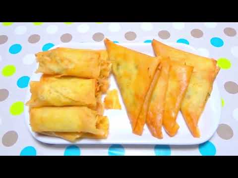 وصفة في دقيقة بريك بالبطاطا والتن بطريقة سهلة Brick مدة التحضير 4 دقائق