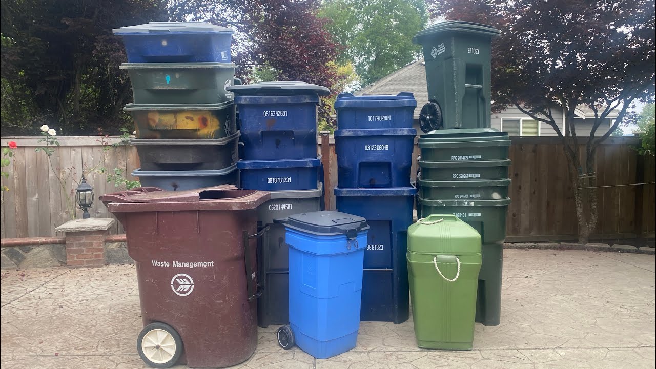 All of my garbage cans