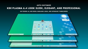 Auto Customize KDE Plasma 6.4 to Look Elegant and Professional in 1 Command!