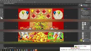 FILE PSD TRANH CHÚC MỪNG NĂM MỚI CẶP HỔ NĂM NHÂM DẦN 2022 - 253VTT