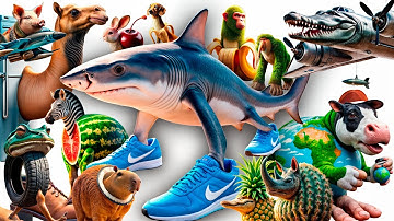 ALL Italian Brainrot AI Animals Compilation | Tralalero Tralala