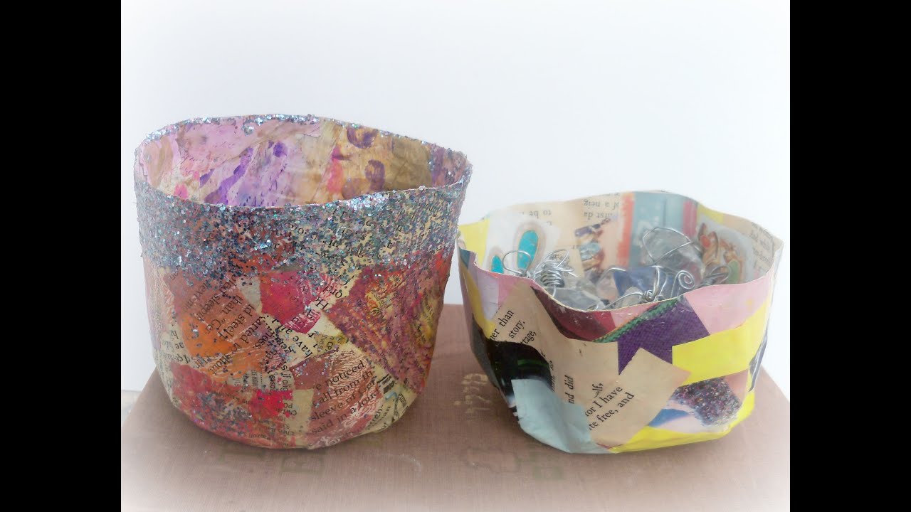 How to Make Paper Mache Bowls 