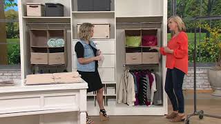Clutterfree Closet Expander with Two Box Inserts on QVC