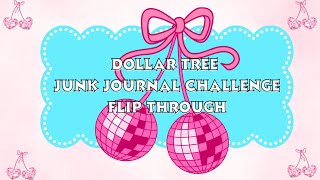 Dollar Tree Junk Journal Challenge 2026 | Flip  Through 