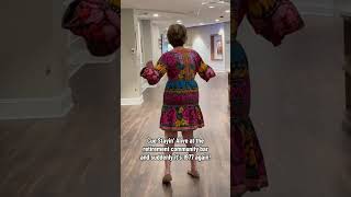 "Stayin' Alive" at the retirement community bar!