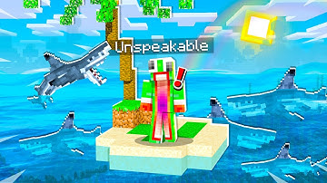 STRANDED On Island With SHARK INFESTED Water!