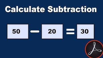 how to calculate Subtraction with custom script in pdf using adobe acrobat pro-2017