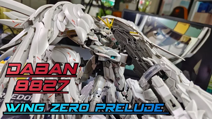 DABAN 8827-Wing Zero Gundam Snow White PRELUDE 1/100 MG (Speed Build)