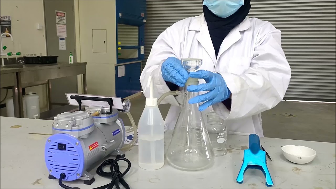 Total Suspended Solid Test Environmental Engineering Laboratory, FKAAB, UTHM YouTube