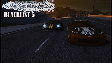 NEED FOR SPEED  MOST WANTED REMASTERED 2021 BLACKLIST #5 WEBSTER[ PINK SLIP RACE]