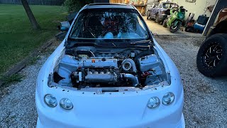 *New Build* sport fwd integra humble preformance budget turbo kit stock k24 a4 out of a accord