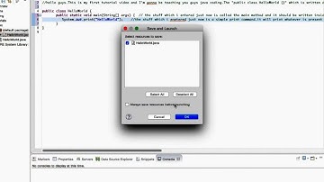 Java Tutorials - episode 1:- HelloWorld