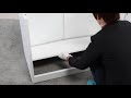 Yitahome 3 drawer lateral  white filecabinet with lock