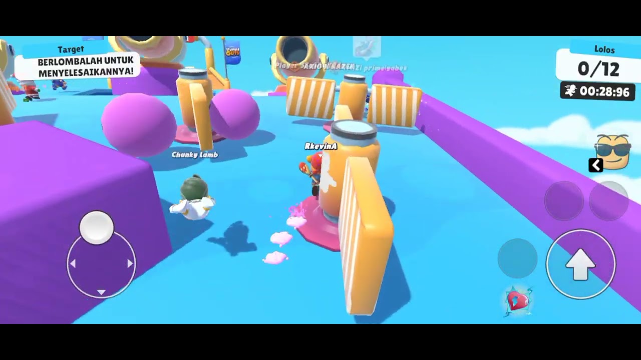 Vidio pertama main stumble guys 😎 . Selamat puasa 😃 .