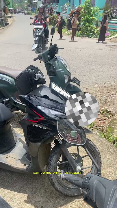 there was a motorbike accident #shorts #minivlog #maspreman #masalfinnn