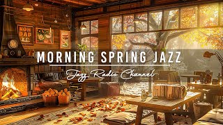 Start Your Day at Morning Coffee Shop Ambience with Sweet Spring Instrumental Jazz Music